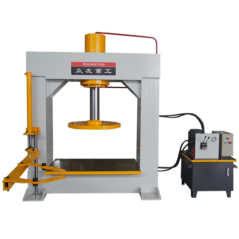 YM-200Ton forklift tyre press machine for solid tire changer