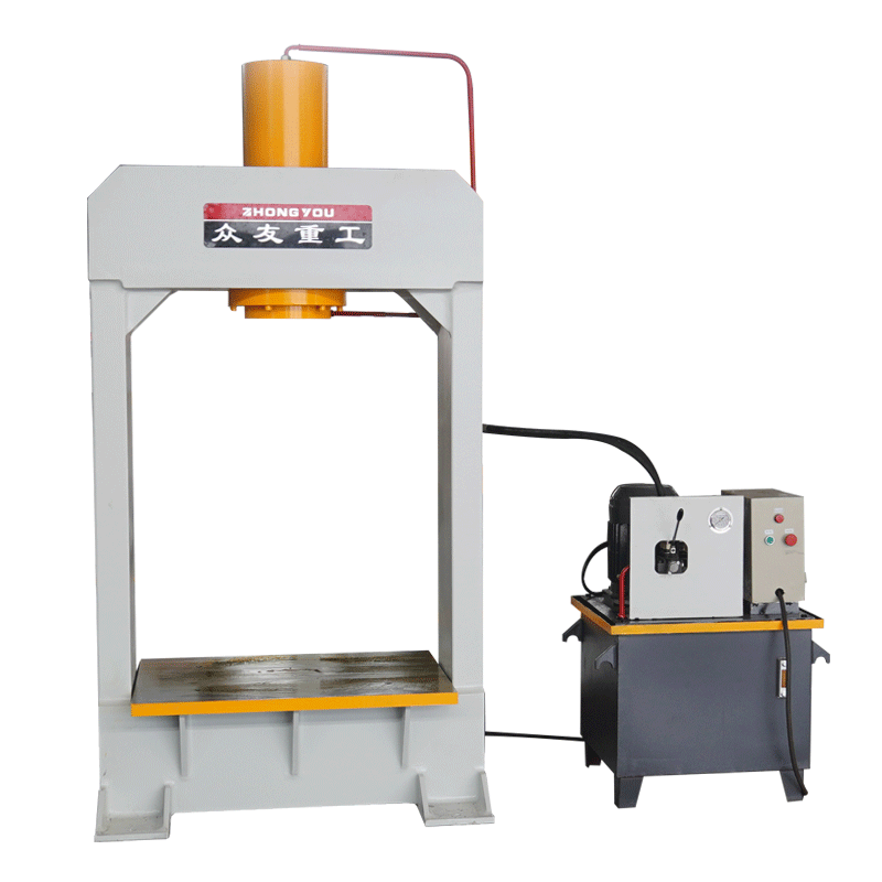 100 Ton/120 Ton/160 Ton/200 Ton H Frame Hydraulic Forklift Solid Tire Press Machine