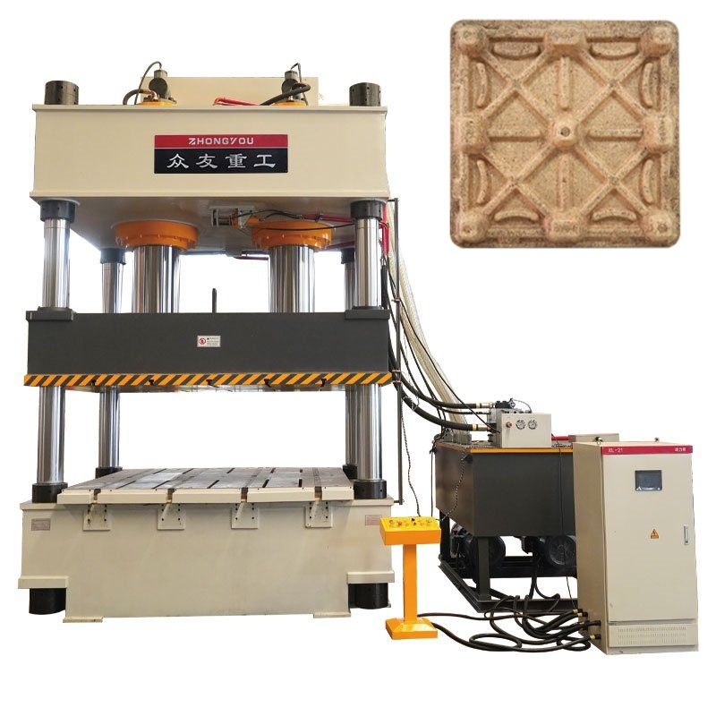 Sawdust Wood Pallet Making Machine Compressed Wooden Pallet Moulding hydraulic press