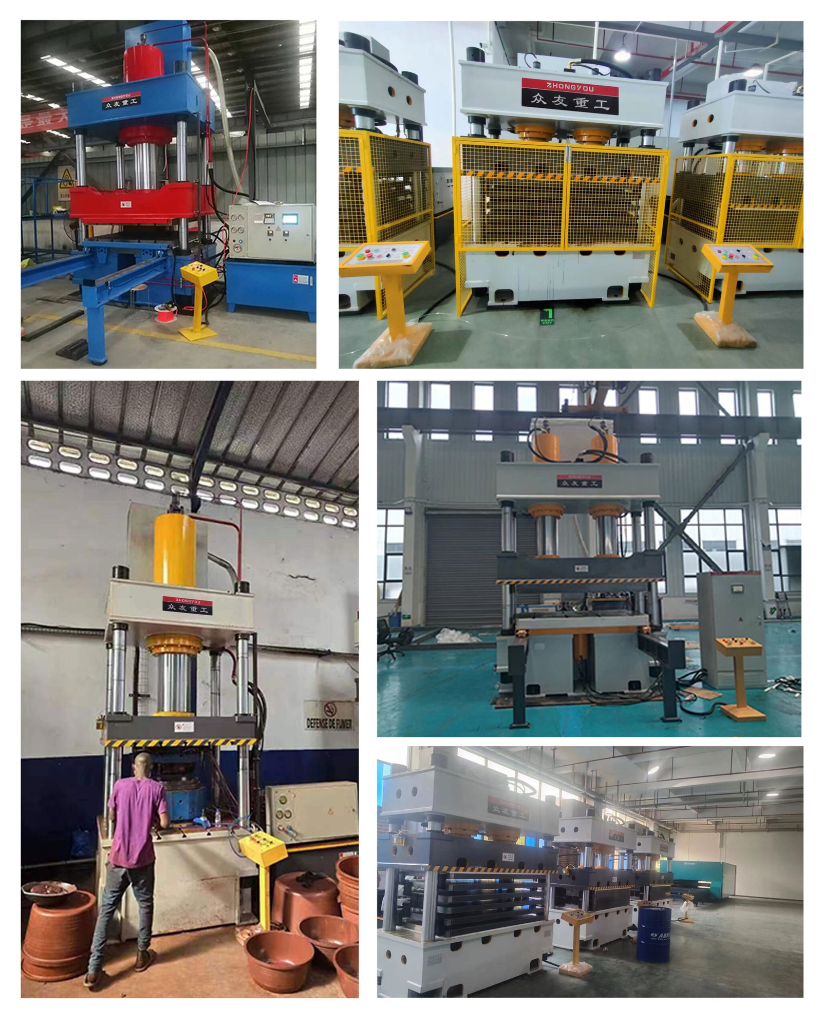 Heat press for u-shape gutter Customer Case