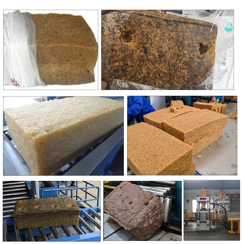 150ton rubber briquette hydraulic press rubber press machine Compression molding process