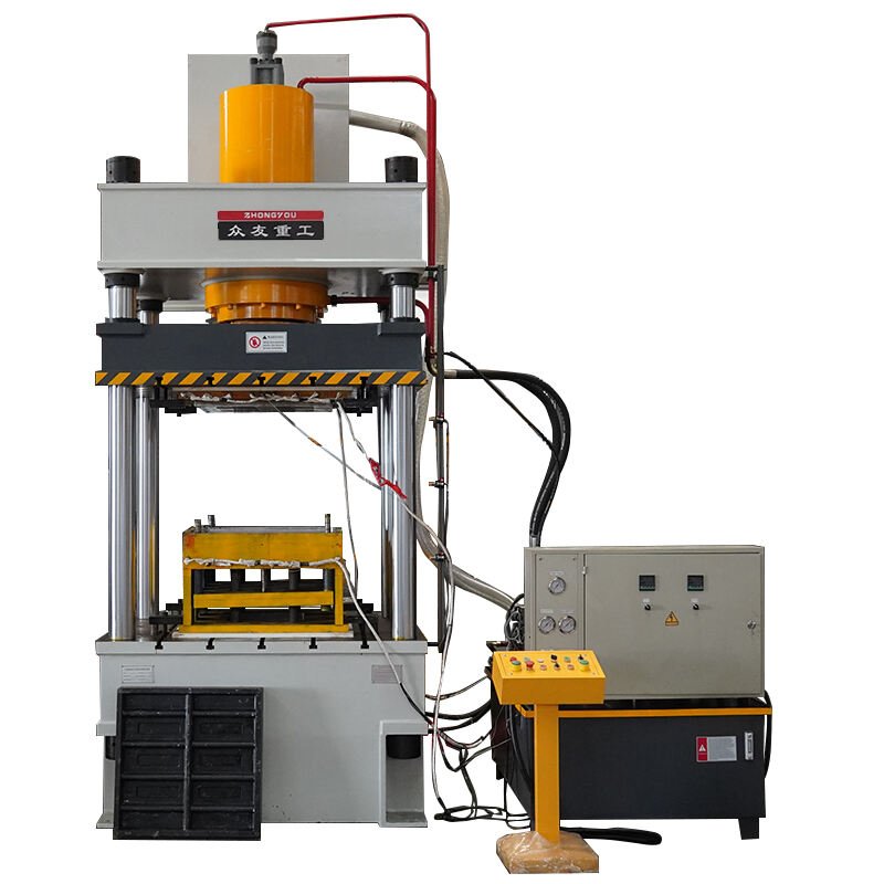 Composite material press