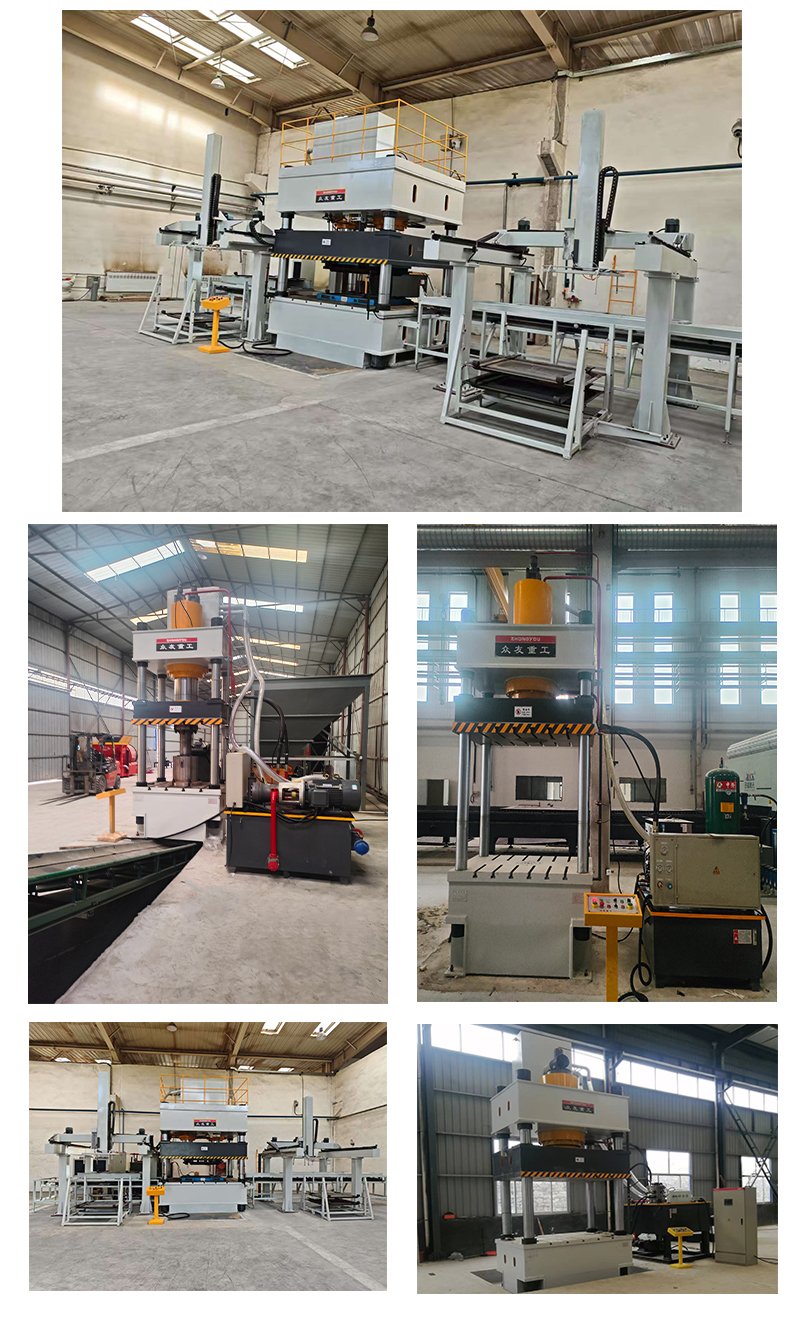 630 tons of metal door plate shaping correction presses Customer Case