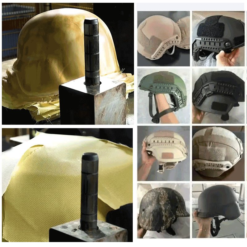 helmet hot press moulding hydraulic press Compression molding process
