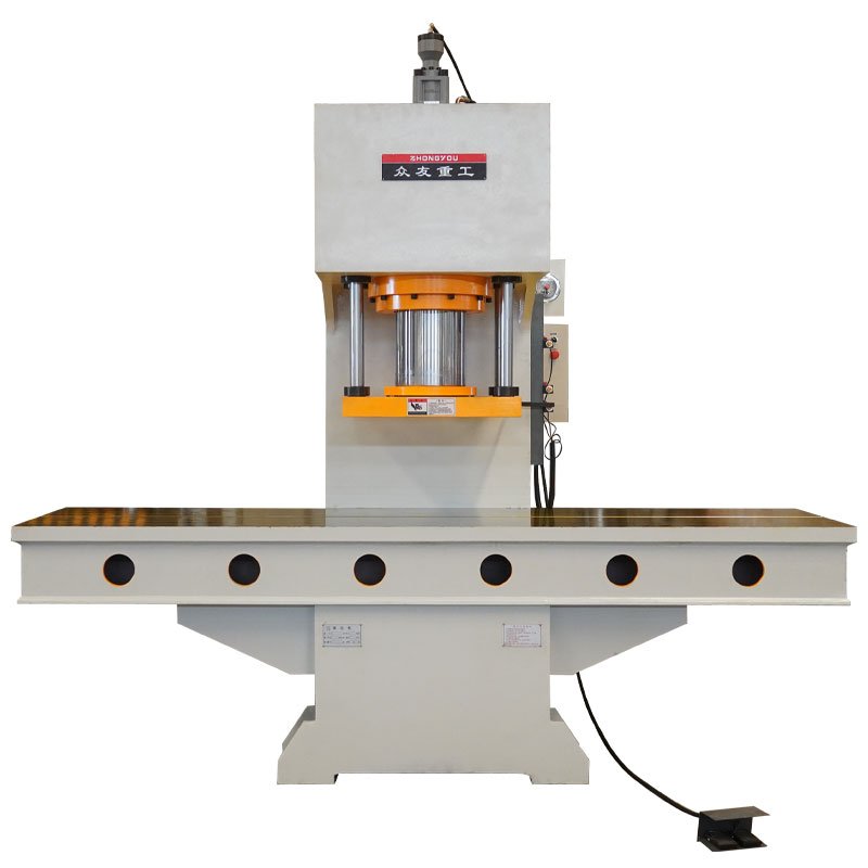 200 tons single arm press with extended table Hydraulic press for metal calibration