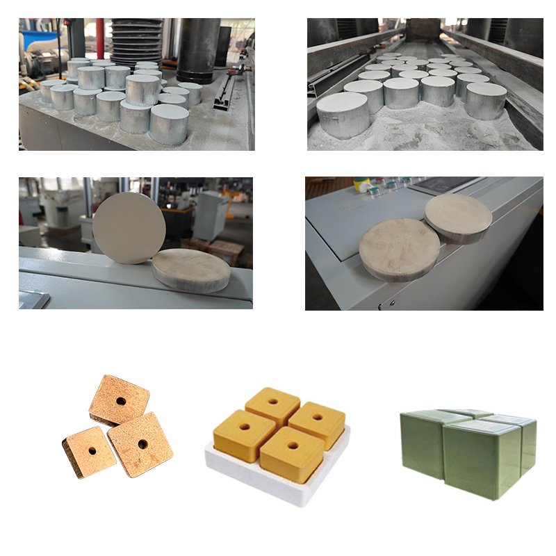Metal powder molding hydraulic press Compression molding process