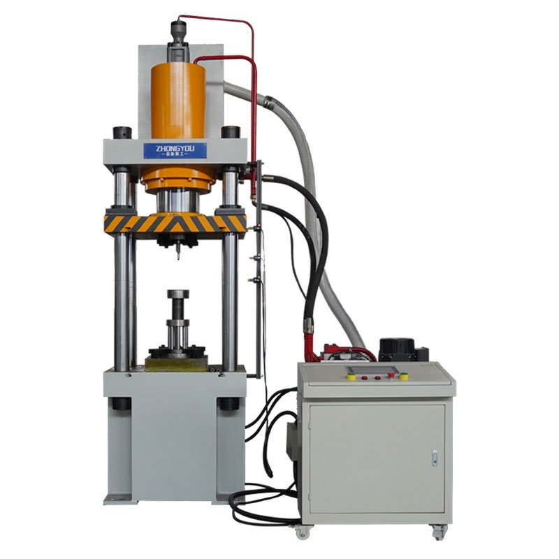 200 tons four-column hydraulic press steel pipe cold heading with molds