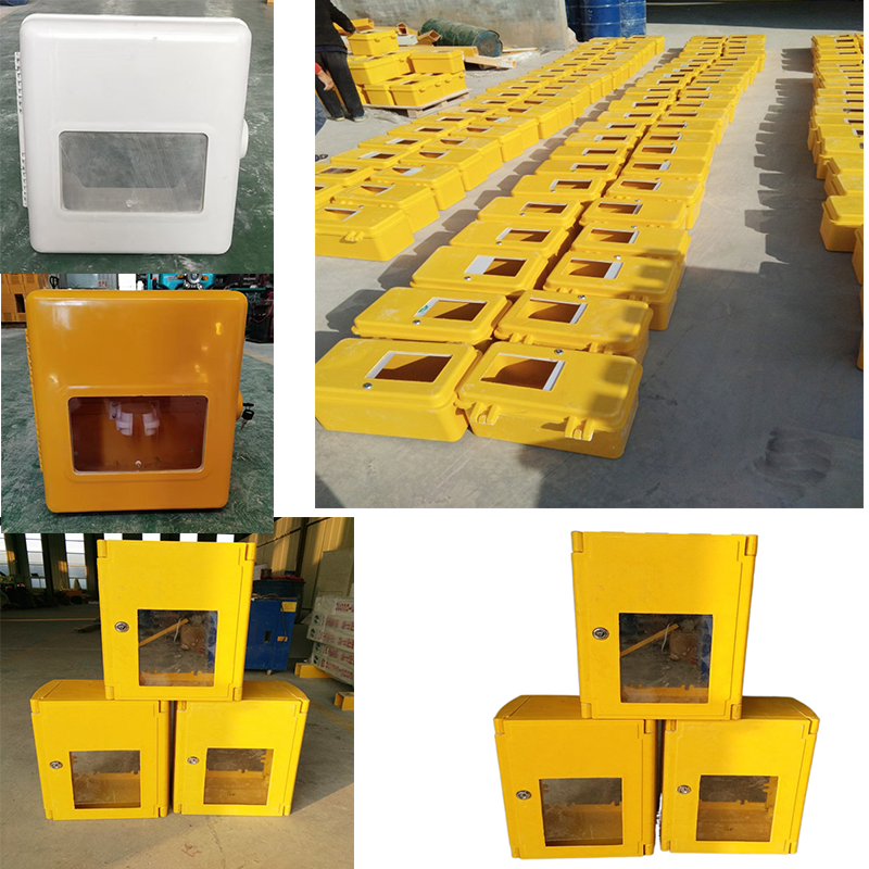 Glass fiber reinforced plastic gas meter box molding hydraulic machine Compression molding process