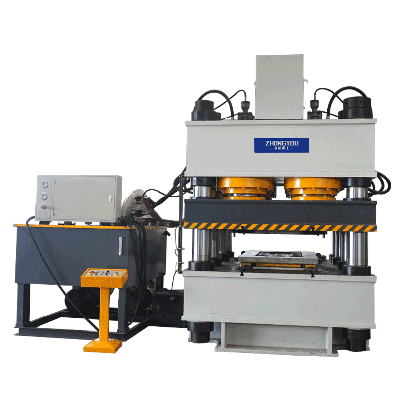 Anti-theft door embossing machine