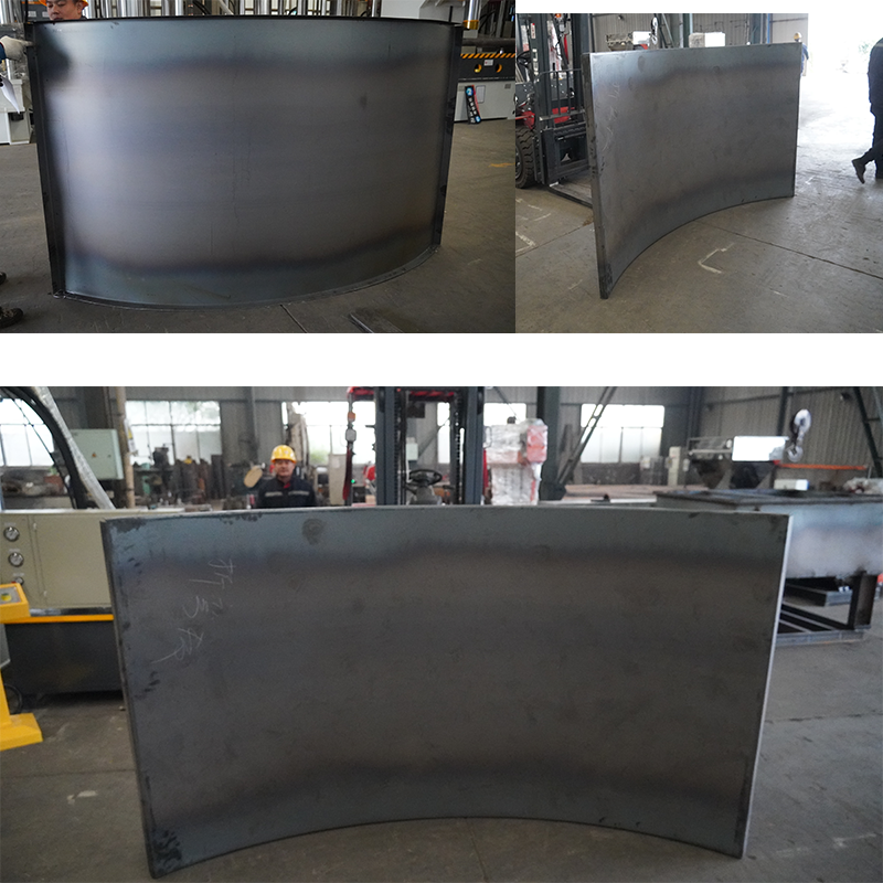 400 tons double table steel plate bending machine Compression molding process