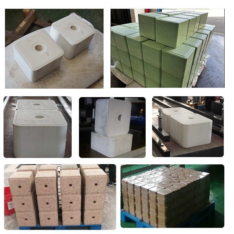 1000-ton four-column hydraulic press for animal lick block production Compression molding process