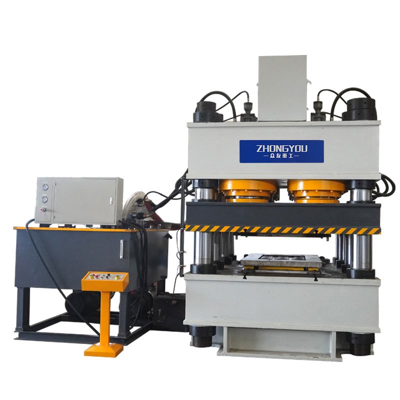 Metal door making machine