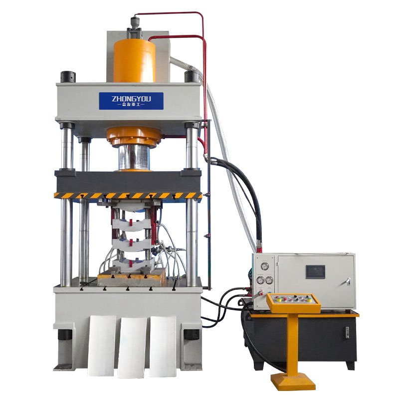 PE Ballistic Insert Hydraulic Press