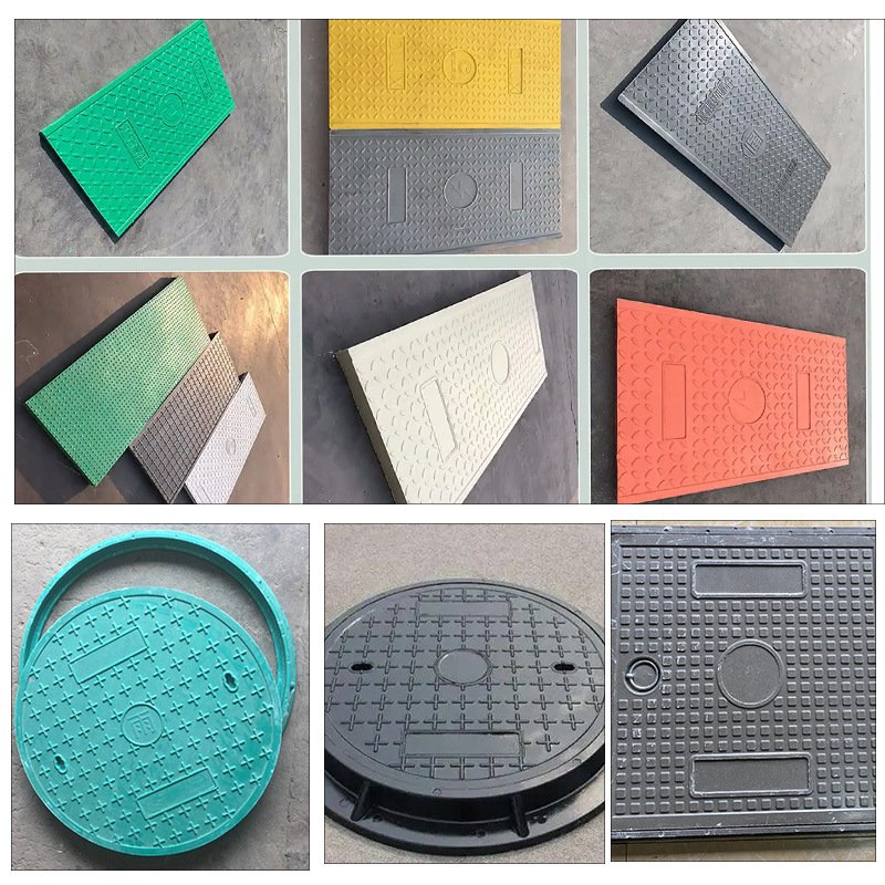BMC/SMC Molding Compound Manhole Cover Hydraulic Press Compression molding process