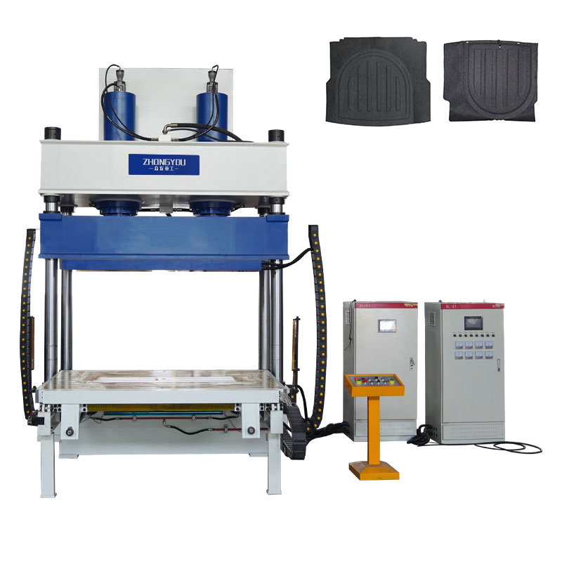 315-ton Twin-Cylinder Carbon Fiber Hot Press  for Automotive Bumper Coverings