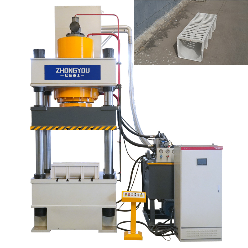 Fiberglass Water Channel Hydraulic Press