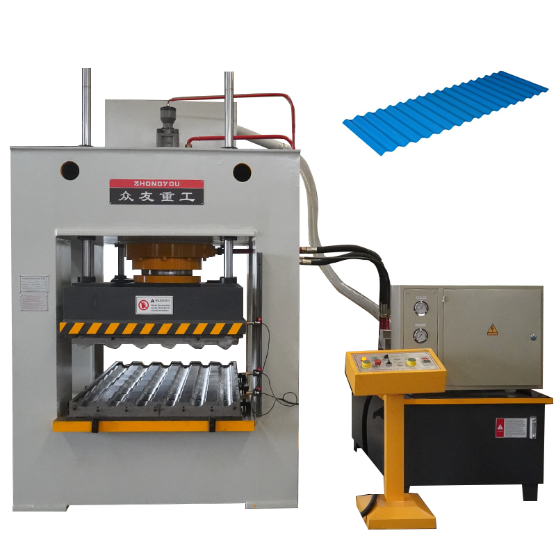 PVC Corrugated Sheet Forming Hydraulic Press