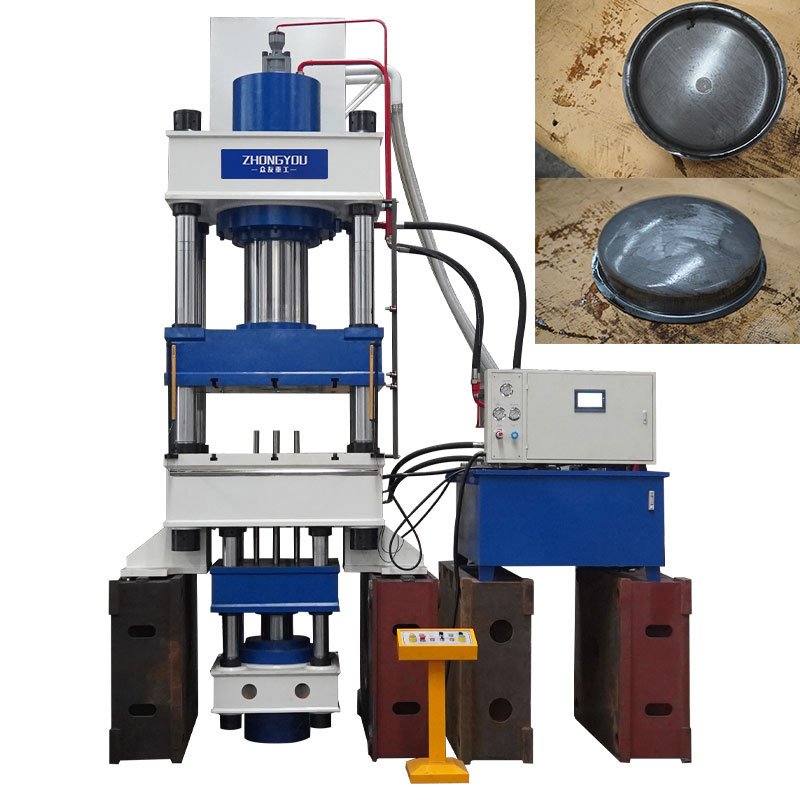 Deep drawing of heads   deep drawing hydraulic press machine