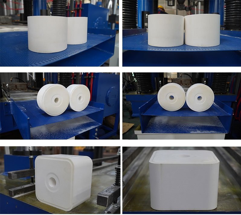 animal licking salt block making machine Compression molding process