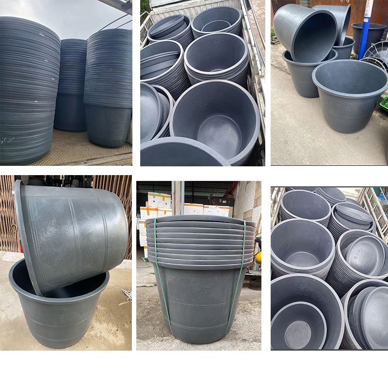 800-ton 4 post  hydraulic press for plastic flower pots (two parts per mold) Compression molding process