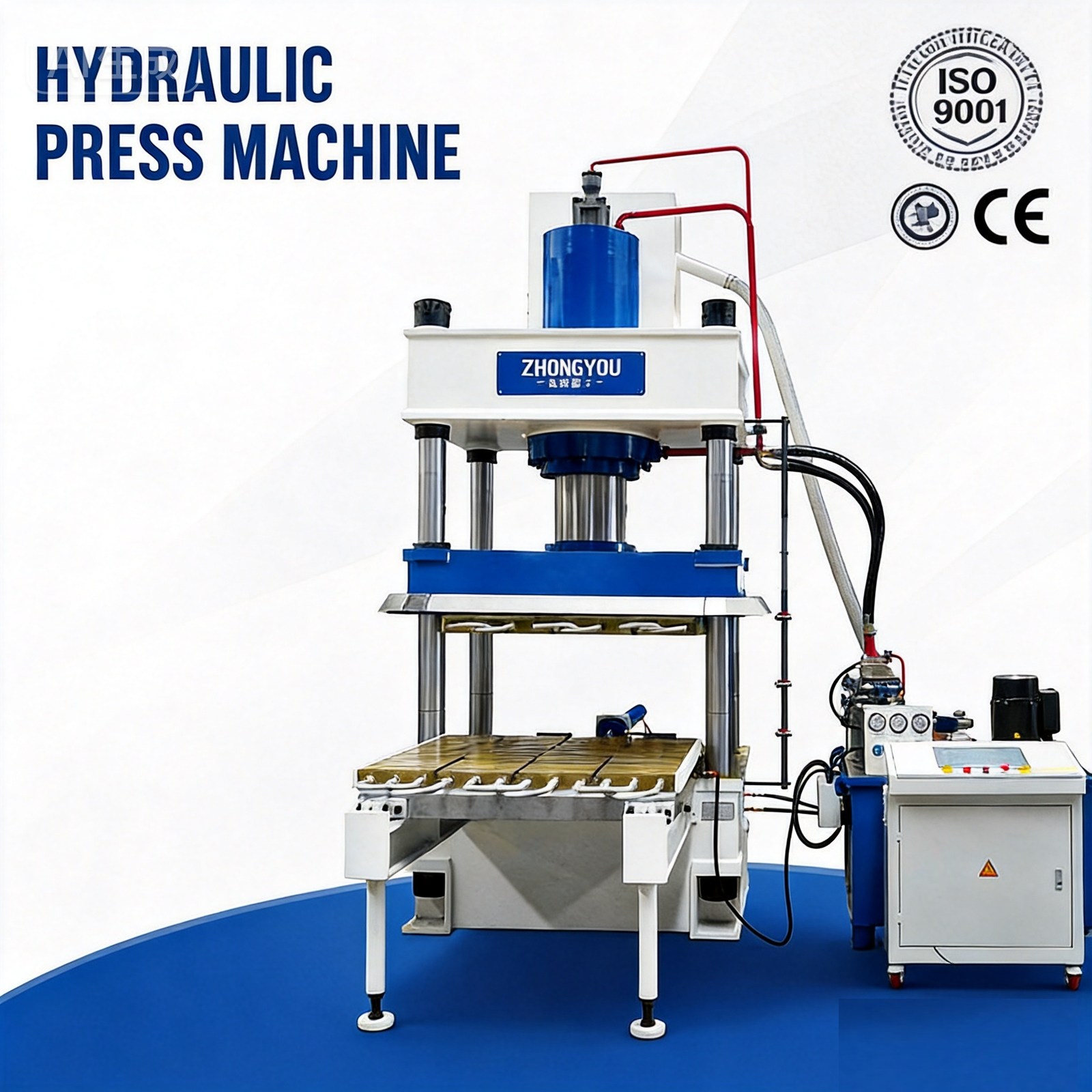 315-ton Servo-Hydraulic Press for SMCBMC Composite Hot Press Molding