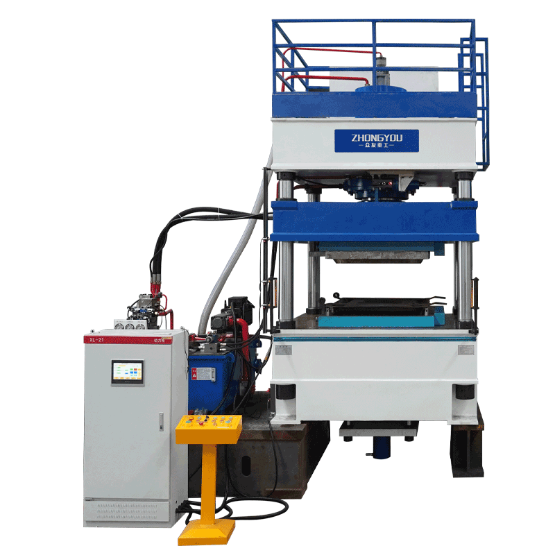 Multi-function Hydraulic Press for Train Door Panel Stretching, Bending & Flattening Process