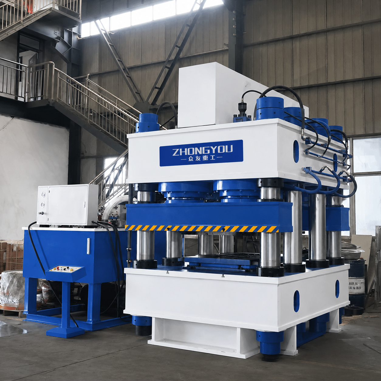 Zhongyou Heavy Industry Unveils 3000-Ton Heavy-Duty Hydraulic Press to Empower Large Metal Component Precision Forming