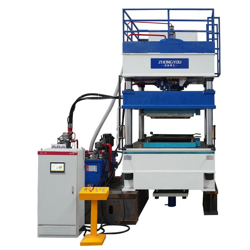Multi-function Hydraulic Press for Train Door Panel Stretching, Bending & Flattening Process