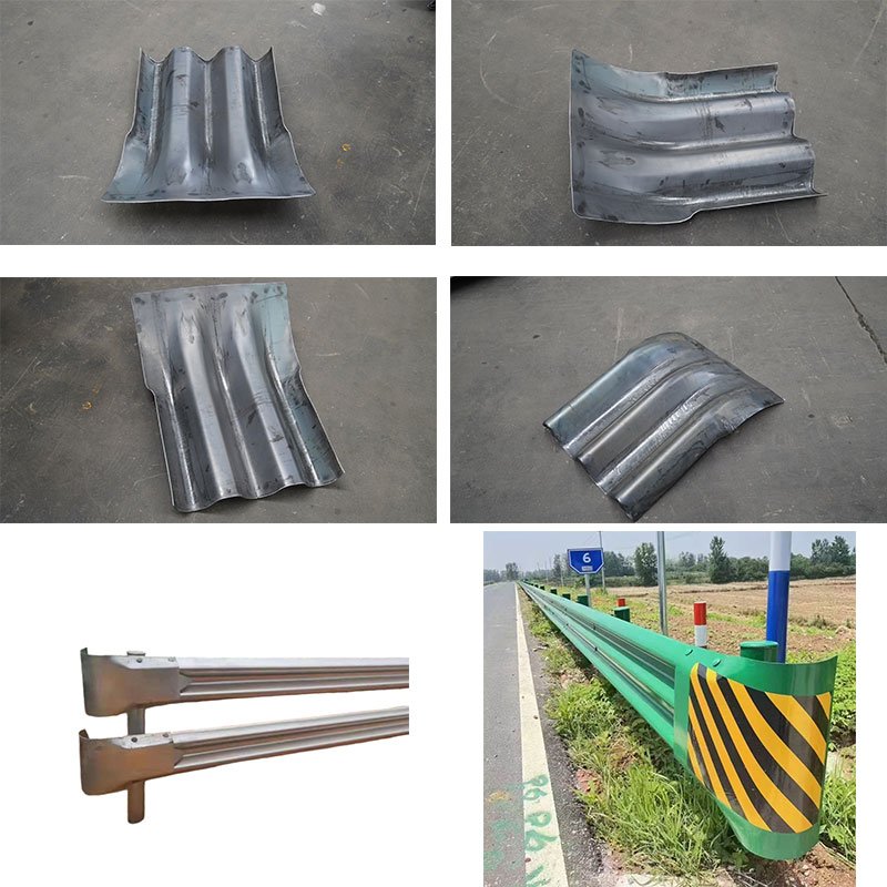Hydraulic press for forming fishtail end caps for motorway guardrails Compression molding process