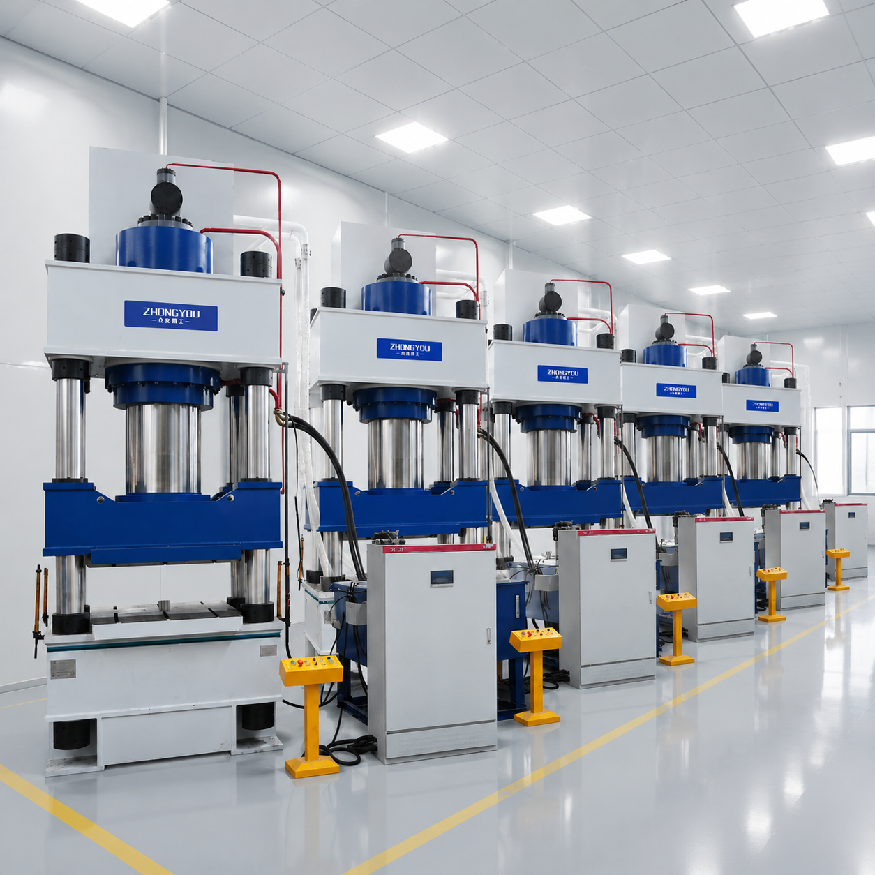 Zhongyou Ships Batch of 1,000-Ton Hydraulic Presses for Overseas New Energy & Aerospace Manufacturing