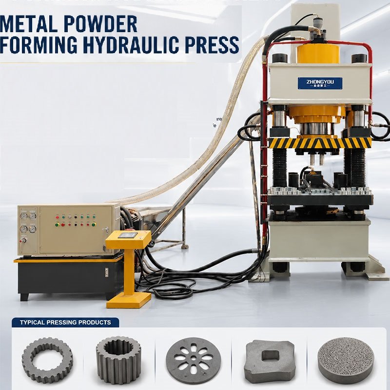 400 Ton Four Column Metal Powder Compacting Hydraulic Press for Powder Metallurgy Forming