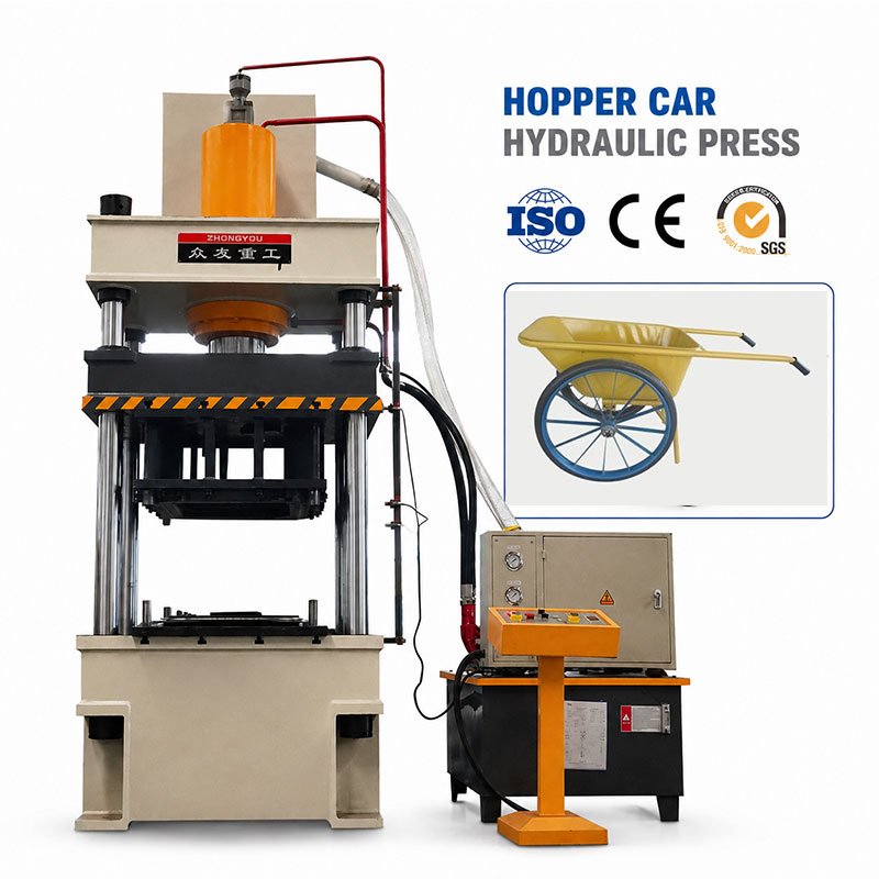 Hand Cart Forming Hydraulic Press Machine for Metal Trolley Manufacturing