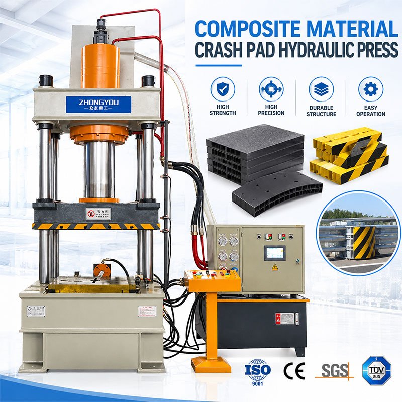 Composite Anti-collision Plate Hydraulic Press  Dedicated Hydraulic Machine for Highway Bridge Anti-collision Pad Integrated Curing Molding