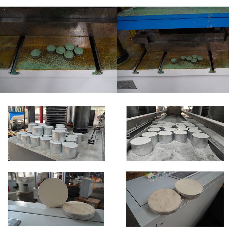 200T Powder Compacting Hydraulic Press Machine Compression molding process